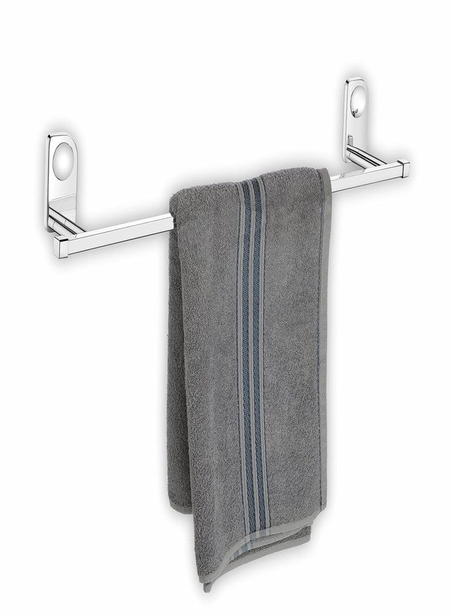 كابيتال حامل مناشف من الفولاذ المقاوم للصدأ من كابيتال للحمام | قضيب مناشف جداري بطول 24 بوصة | حامل مناشف مقاوم للصدأ بطلاء كروم للمطبخ، غرفة النوم، غرفة الغسيل، الخزانة - Image 3